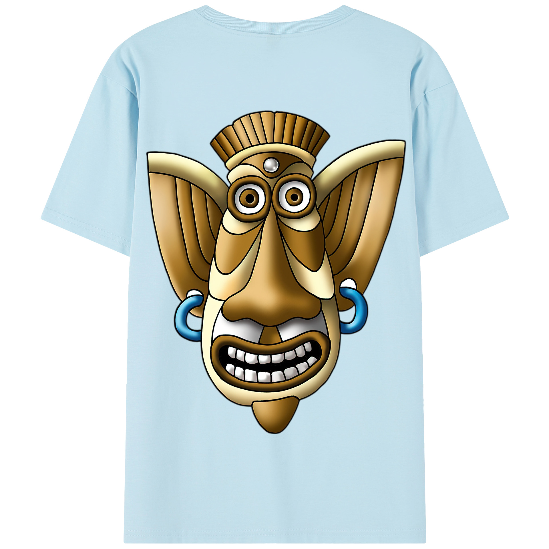 （画像用） ドラゴンクエスト Doragon Kuesuto Dragon Quest 綿100％半袖Tシャツ（背面プリント）